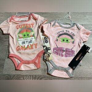 Disney-Star Wars-Baby Yoda-(2) All In One-  3-6 Months